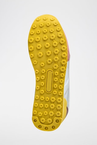 Sneakers Wit en Roze - Wit en geel