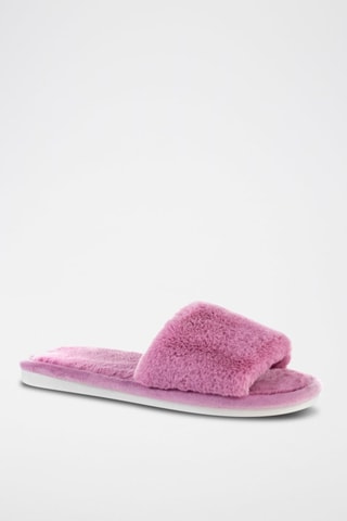 Gevoerde Muiltjes Emery Magenta - Roze