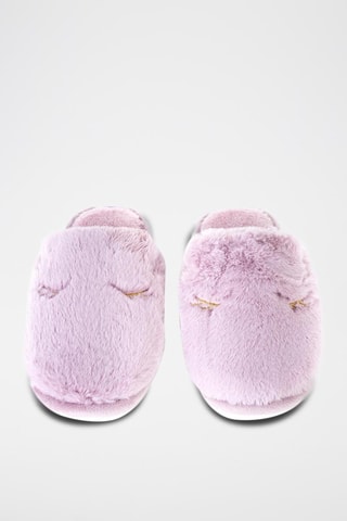 Gevoerde Pantoffels Paisley Paars - Paars