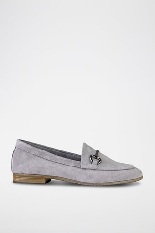 Nubuck Mocassins Grijs - Grijs