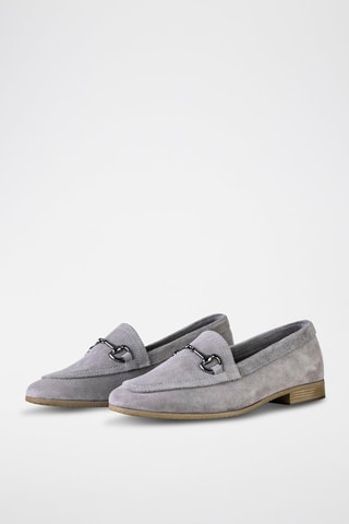 Nubuck Mocassins Grijs - Grijs