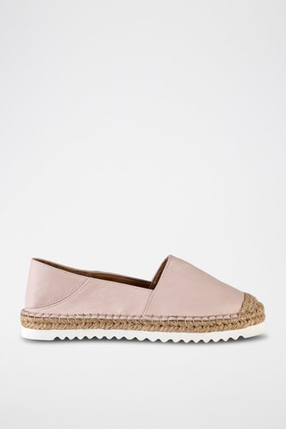 Espadrilles en cuir - Rose