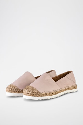 Espadrilles en cuir - Rose