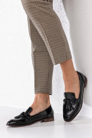 Mocassins  Zwart - Bruin