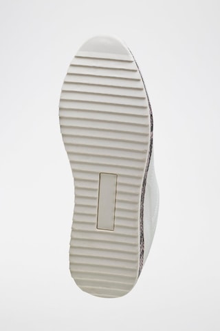 Wedge Sneakers Wit en Roze - Wit