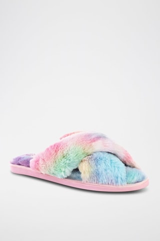 Gevoerde Muiltjes Emery Roze en Hemelsblauw - Multicolor