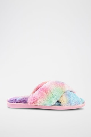 Gevoerde Muiltjes Emery Roze en Hemelsblauw - Multicolor