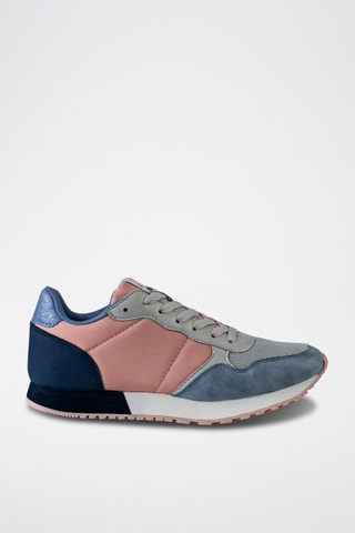 Sneakers Perzikkleurig en Blauw - Roze