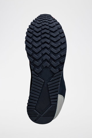 Sneakers Beige en Zwart - Grijs