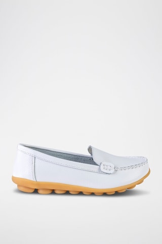 Mocassins en cuir - Blanc