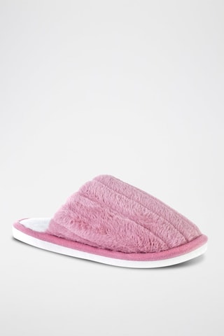 Gevoerde Pantoffels Oudroze - Roze