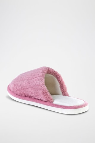 Gevoerde Pantoffels Oudroze - Roze