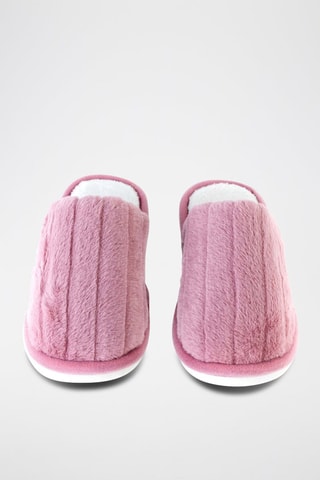 Gevoerde Pantoffels Oudroze - Roze