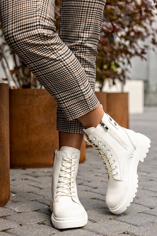 Enkellaarzen  Beige - Beige