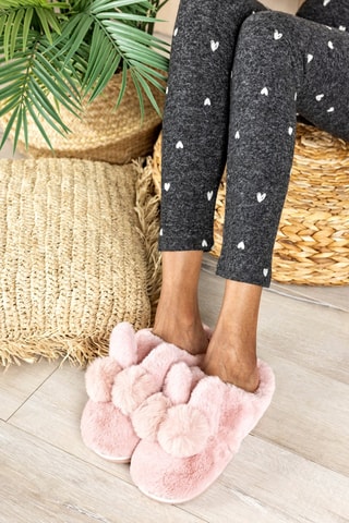 Gevoerde Slippers Parker Roze - Roze