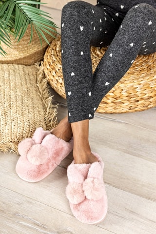 Gevoerde Slippers Parker Roze - Roze