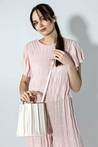 Sac seau Leah - Blanc