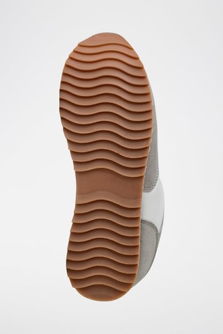 Wedge Sneakers Wit en Grijs - Grijs
