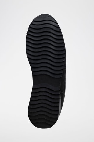 Wedge Sneakers Zwart en Zilverkleurig - Zwart