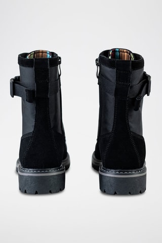 Nubuck Enkellaarzen Zwart - Zwart
