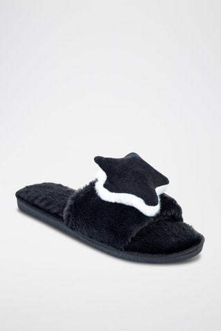 Pantoffels Zwart - Zwart
