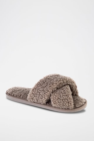 Pantoffels Taupe - Beige