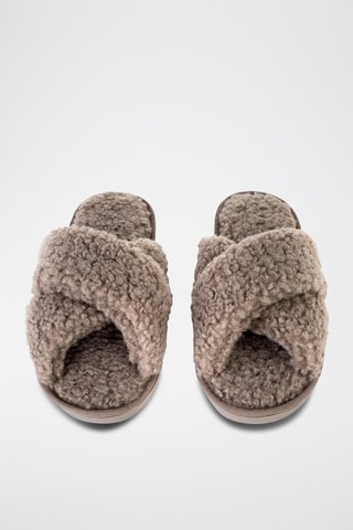 Pantoffels Taupe - Beige