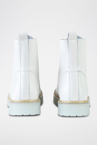 Bottines en cuir - Blanc