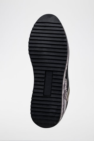 Wedge Sneakers Zwart en Grijs - Zwart