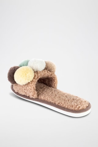 Pantoffels Bruin - Bruin