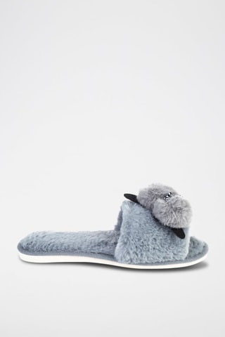 Pantoffels Luna  Grijs - Grijs