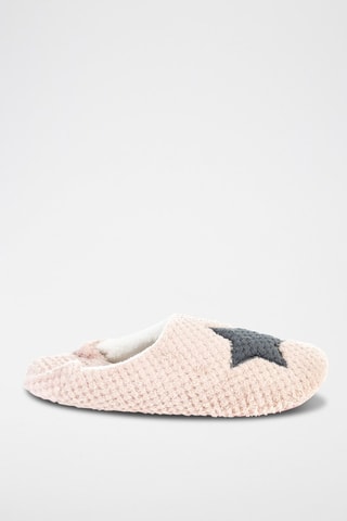Gevoerde Pantoffels Amelia Roze - Roze