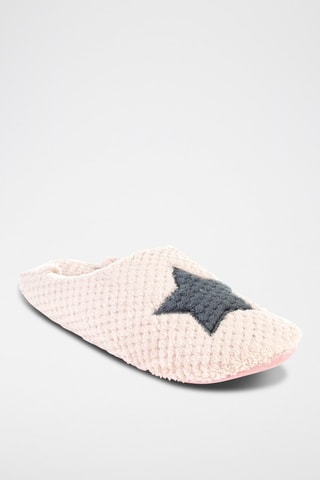 Gevoerde Pantoffels Amelia Roze - Roze