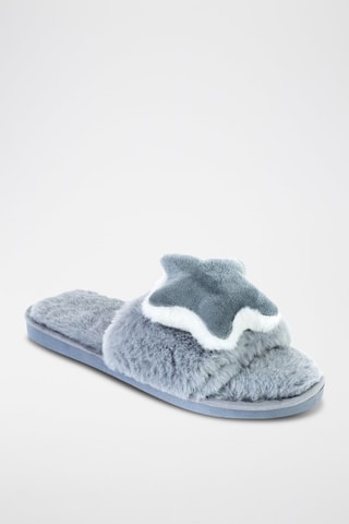 Pantoffels Grijs - Grijs