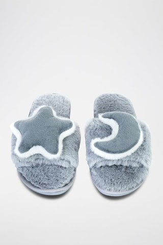 Pantoffels Grijs - Grijs