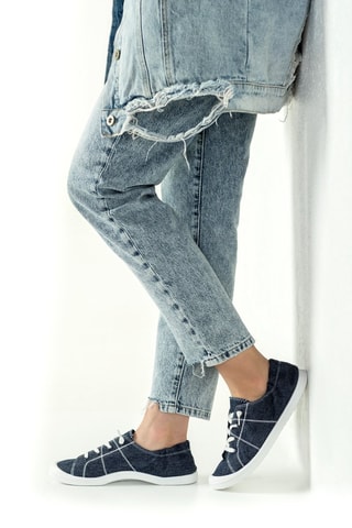 Sneakers Denimblauw - Blauw