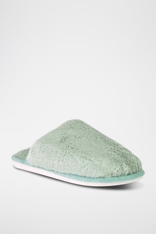 Pantoufles fourrées Lexi - Vert
