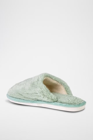 Pantoufles fourrées Lexi - Vert