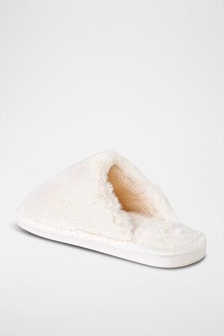 Pantoufles fourrées Lexi - Blanc