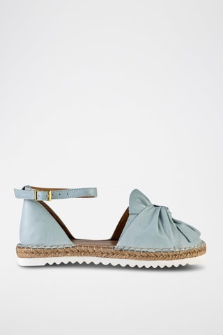Sandales en cuir - Bleu