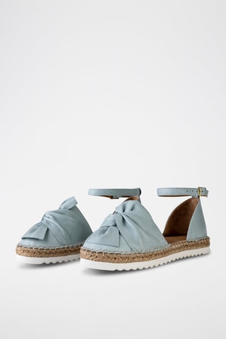 Sandales en cuir - Bleu