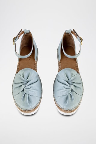 Sandales en cuir - Bleu