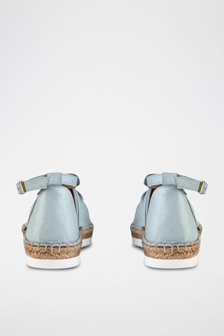 Sandales en cuir - Bleu