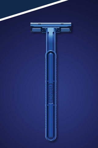 10 x 5 rasoirs jetables Blue II Gillette - Bleu