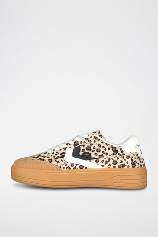 Sneakers Oguepar - Bruin en beige