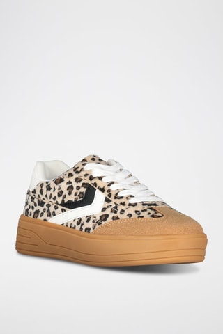 Sneakers Oguepar - Bruin en beige