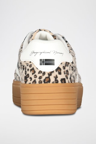 Sneakers Oguepar - Bruin en beige