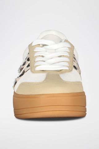 Sneakers Oleopar - Wit en beige