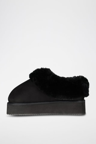 Gevoerde Platform Low Boots Oninkasi - Zwart