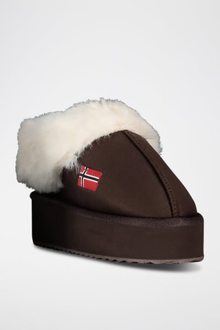 Gevoerde Platform Low Boots Oninkasi - Bruin